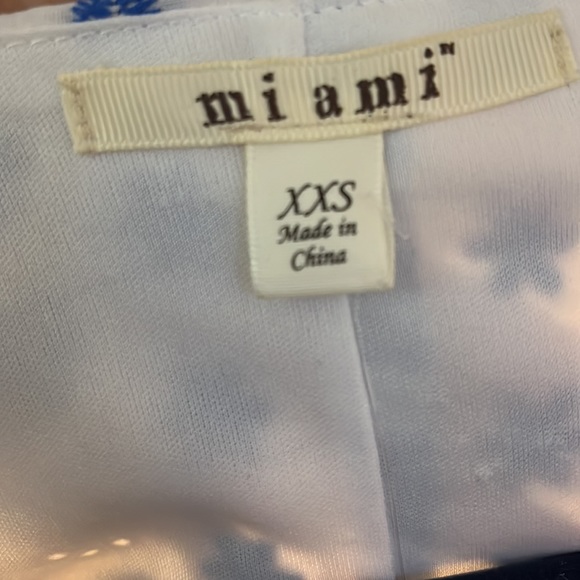 Francesca’s Blue and White Wrap Dress - Picture 3 of 3